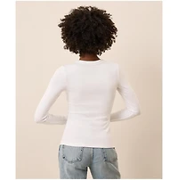 Pact Women's Perfect Rib Long Sleeve Tee