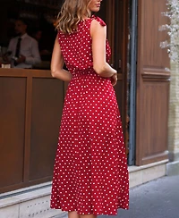 Cupshe Women's Forever Classic Polka Dot Maxi Beach Dress