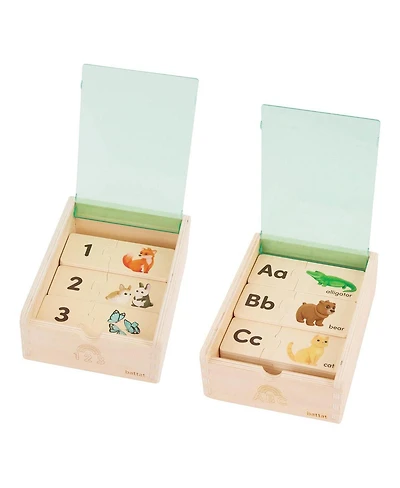 Battat Wooden Abc & Numbers Puzzles