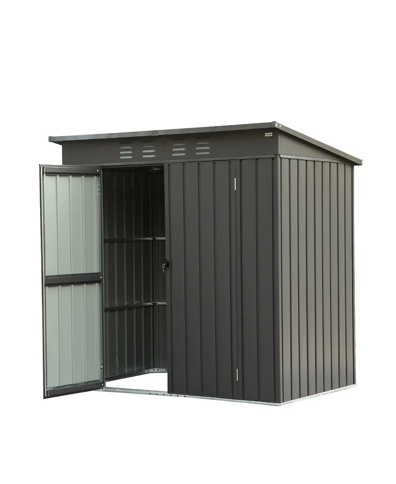 Clihome 3-ft x 5-ft Galvanized steel Storage Shed