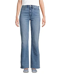 Lands' End Women's Soft Denim High Rise Classic Flare Jeans