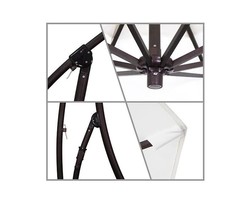 California Umbrella 9' Bayside Series Cantilever