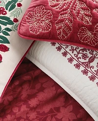 Charter Club Velvet Botanical Decorative Pillow, 18" x