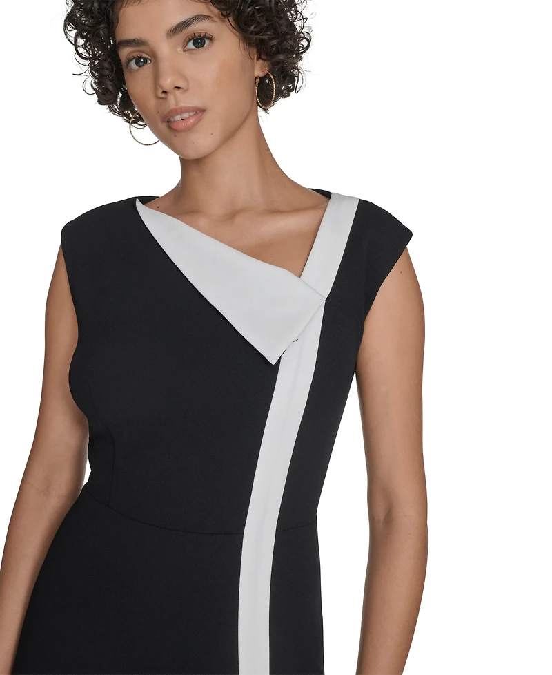 Calvin Klein Women's Colorblocked Midi Dress