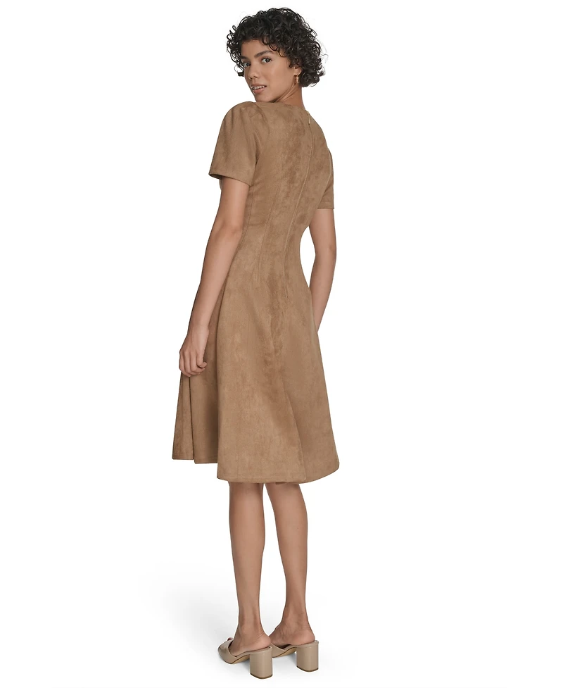 Calvin Klein Women's Fit and Flare Short Dress