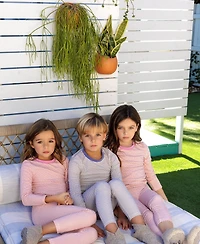 NoggiWear Kids Bamboo Pink Dots Loungewear Set