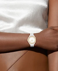 Coach Women's Kitt White Ceramic Bracelet Watch, 34mm