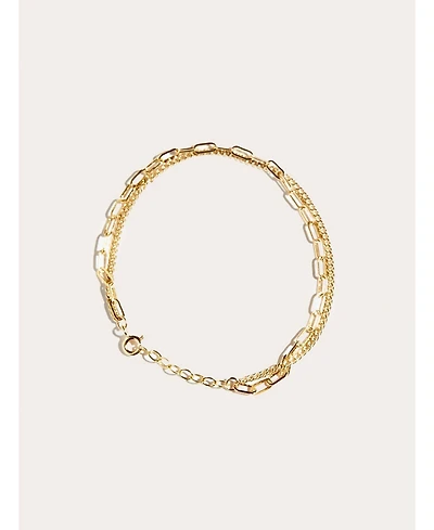 Able Layered Chain Bracelet, 14k Gold-Filled