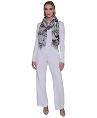 Karl Lagerfeld Paris Parisian Floral Neck Wrap