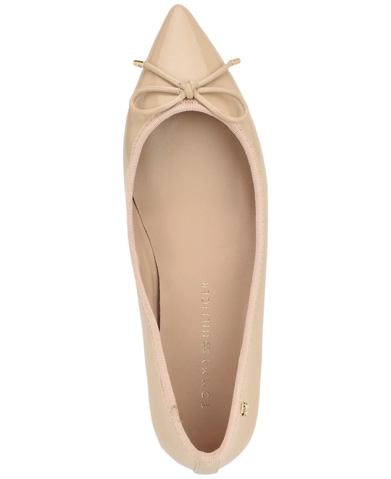 Tommy Hilfiger Women's Kimio Pointed Toe Slip-On Ballet Flats