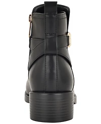 Tommy Hilfiger Women's Ivaide Logo Strap Block Heel Booties