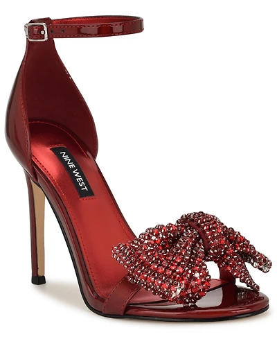 Nine West Women's Tansie Embellished High Stiletto Dress Sandals
