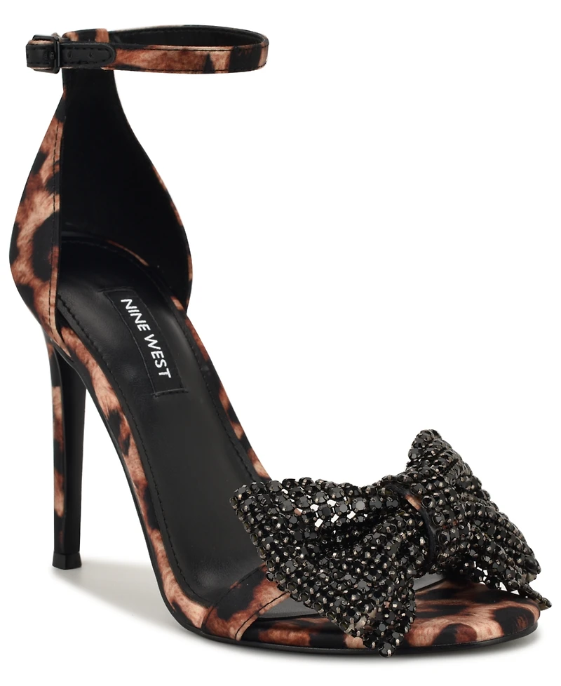 Nine West Women's Tansie Embellished High Stiletto Dress Sandals