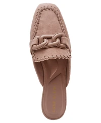 Anne Klein Women's Alora Square Toe Slip On Mules