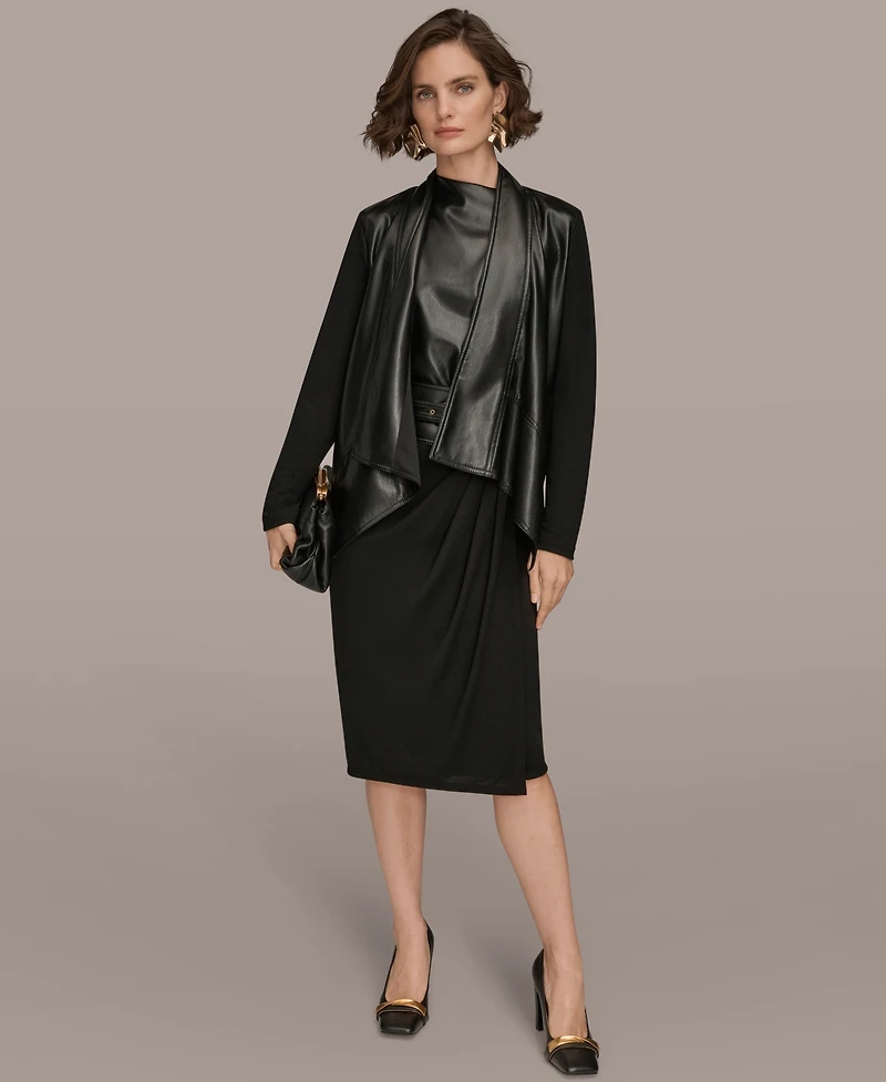 Donna Karan New York Women's Flyaway Long Sleeves Jacket