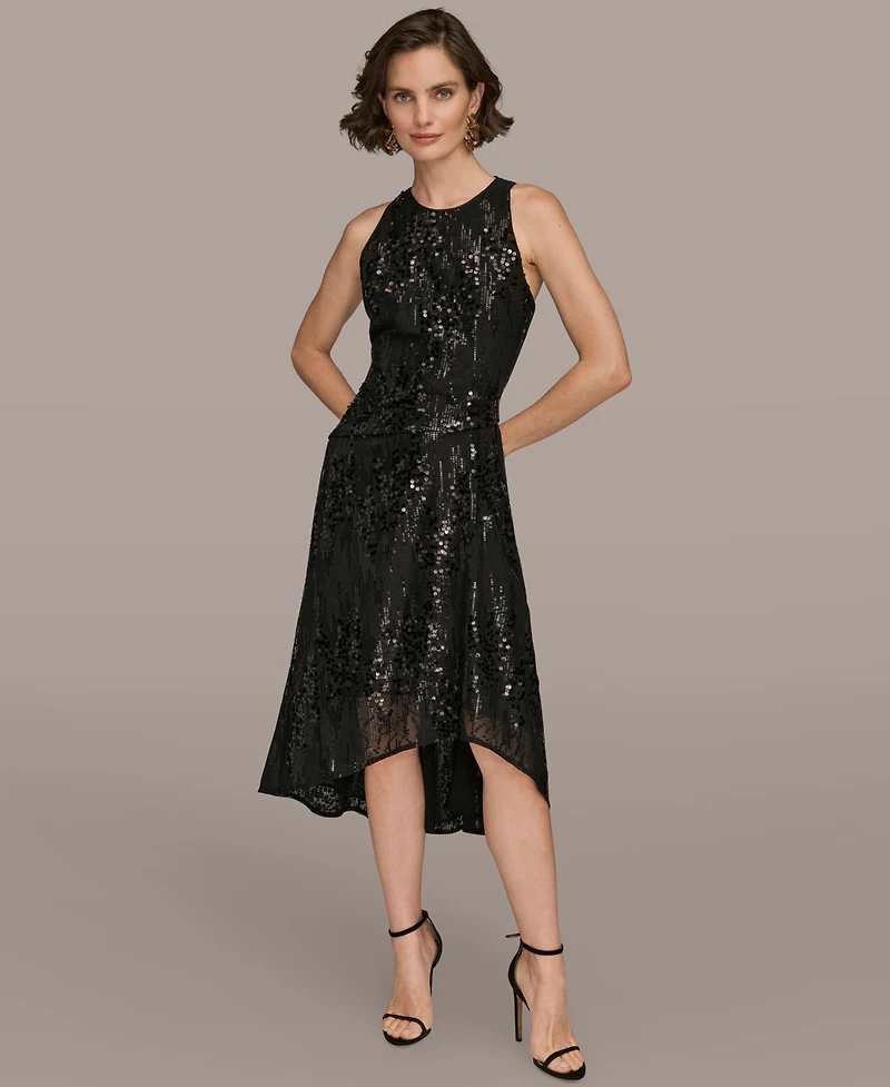 Donna Karan New York Women's Sleeveless Sequin Dress