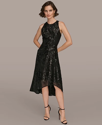 Donna Karan New York Women's Sleeveless Sequin Dress