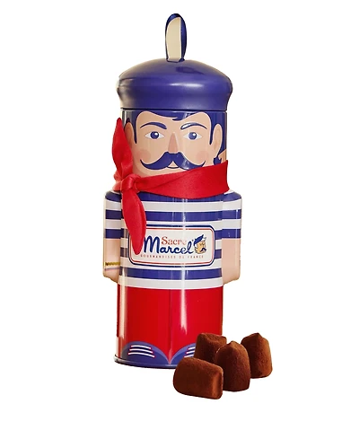 Sacre Marcel, Marcel Character Tin with Chocolate Truffles, 6 Pieces