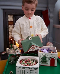Spode Christmas Tree Village Stacking Canister