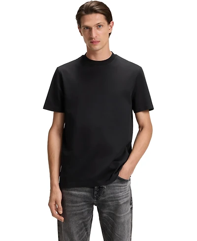Boss by Hugo Men's Micro Pattern Mercerized-Cotton T-Shirt