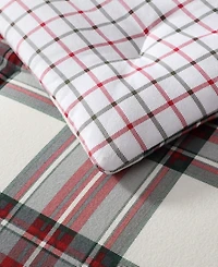 Eddie Bauer Serenity Plaid Printed Flannel -Pc. Comforter Set