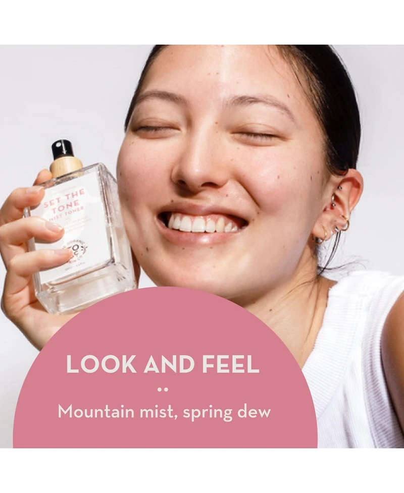 Toner for Face | Set The Tone by The Organic Skin Co. | Hydrating Toner Facial Spray | Rosewater Face Mist | Face Toner for Women | Honeysuckle, Rose