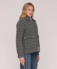 Avec Les Filles Women's Long Sleeve Aviator Jacket
