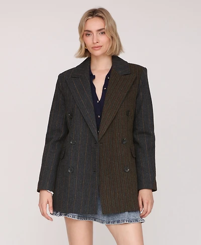 Avec Les Filles Women's Collar Jacket