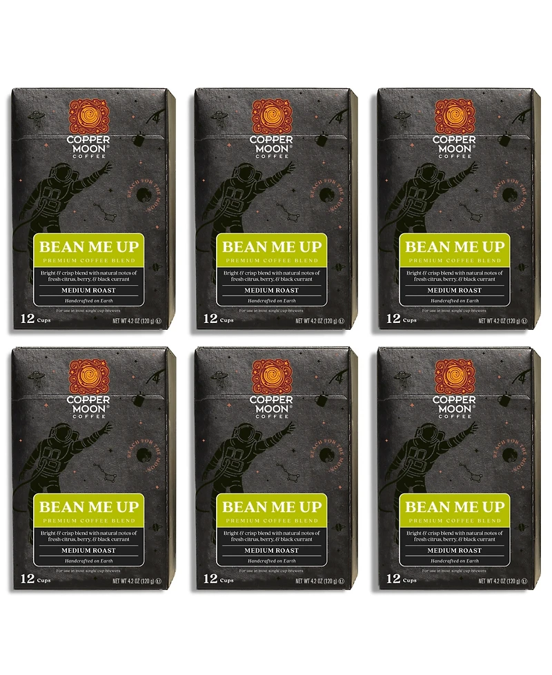 Copper Moon Coffee Bean Me Up Blend Single Serve Coffee Pods, 72 Count