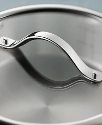 Tramontina Tempo Tri-Ply Base Stainless Steel 3-Quart Sauce Pan with Glass Lid