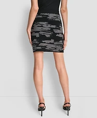 Dkny Women's Pull-On Mini Skirt