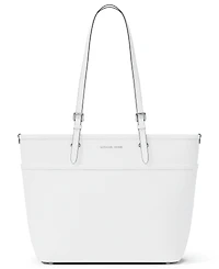 Michael Kors Medium Leather Top Zip Pocket Tote