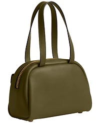 Coach Originals Twin Turnlock Small Waxed Leather Shoulder Bag 20