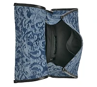Karl Lagerfeld Paris Luciene Denim Shoulder Bag