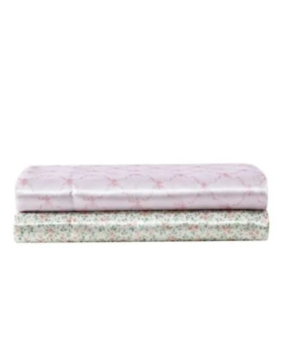 Laura Ashley Printed Satin Sheet Set