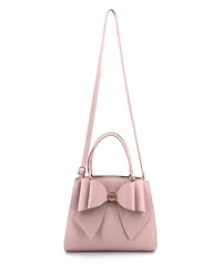 Like Dreams Park Double Bowtie Zipper Satchel Bag