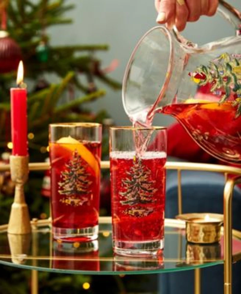Spode Christmas Tree Glassware Collection