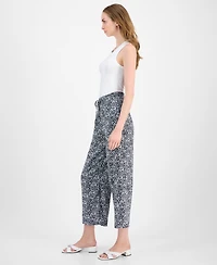 Tommy Hilfiger Women's Floral Drawstring-Waist Pants