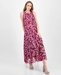 Tommy Hilfiger Women's Floral Sleeveless Maxi Dress