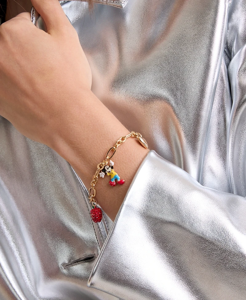 Disney | Macy's Mickey & Minnie Nyc Charm Bracelet, Created for Macy's