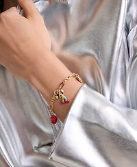 Disney | Macy's Mickey & Minnie Nyc Charm Bracelet, Created for Macy's