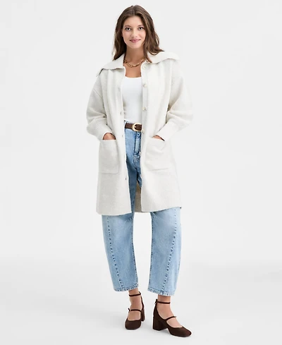 On 34th Women's Collared Duster Cardigan, Macy's Exclusive