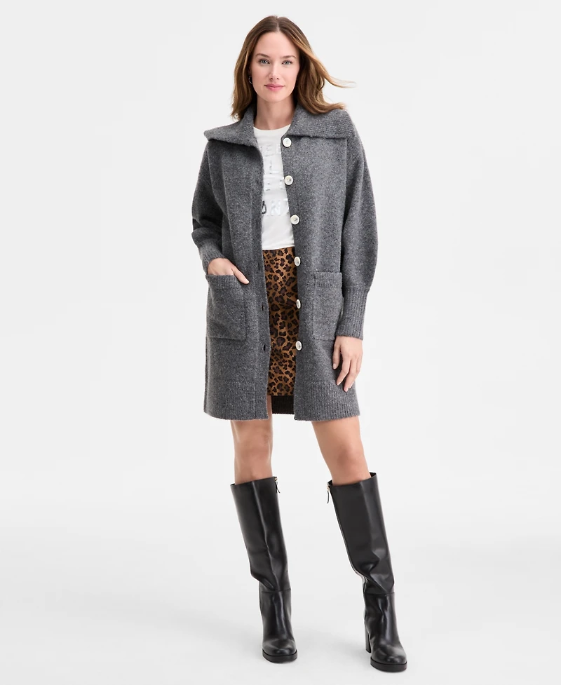 On 34th Women's Collared Duster Cardigan, Macy's Exclusive