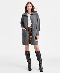 On 34th Women's Collared Duster Cardigan, Macy's Exclusive