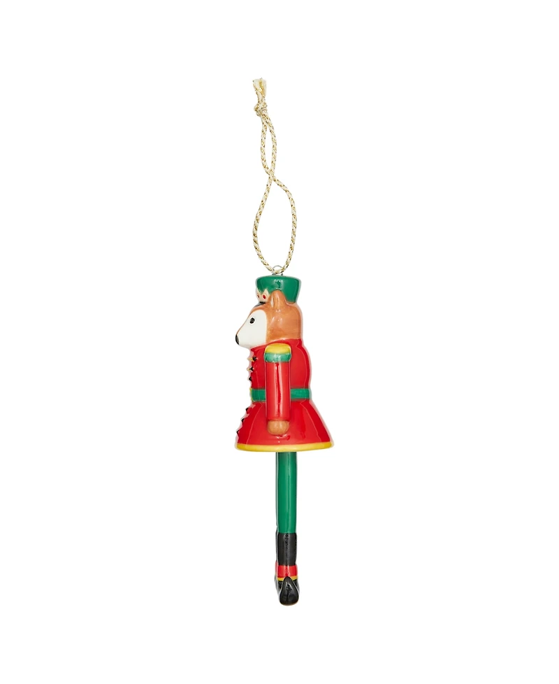 Spode Kit Kemp Christmas Bell Fox Nutcracker Ornament