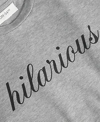 On 34th Women's Knit Short-Sleeve Hilarious Graphic T-Shirt, Macy's Exclusive