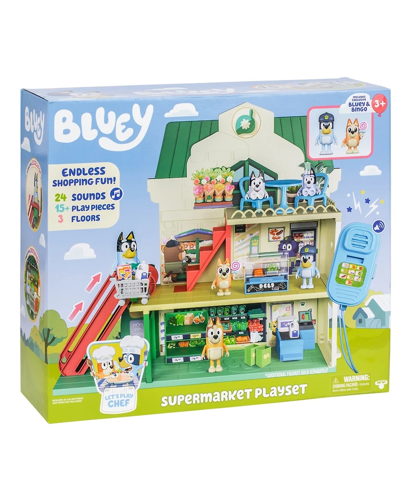 Bluey Let's Play Chef Supermarket Playset