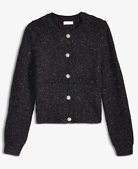 On 34th Women's Metallic-Flecked Rhinestone-Button Cardigan, Macy's Exclusive