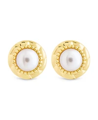 Sterling Forever Eudora Cultivated Pearl Stud Earrings