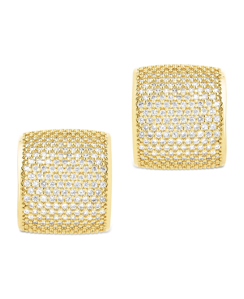 Sterling Forever Simone Cubic Zirconia Stud Earrings